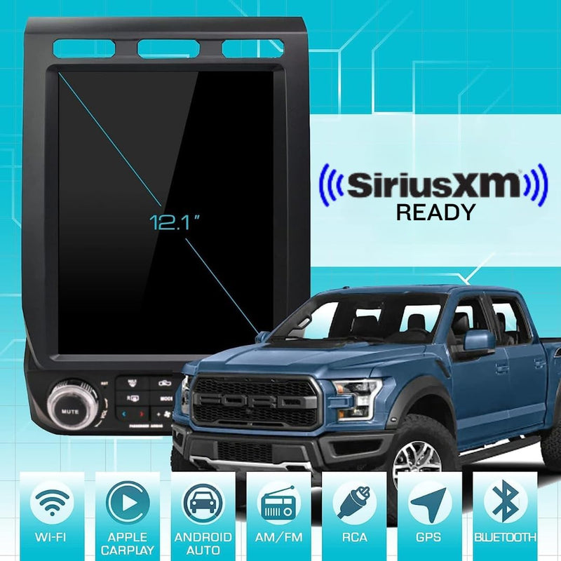 LINKSWELL Radio Replacement, GEN 5 T-Style, Satellite Ready, for Ford F150 2015-2020 & F250/F350/F450 2017-2020