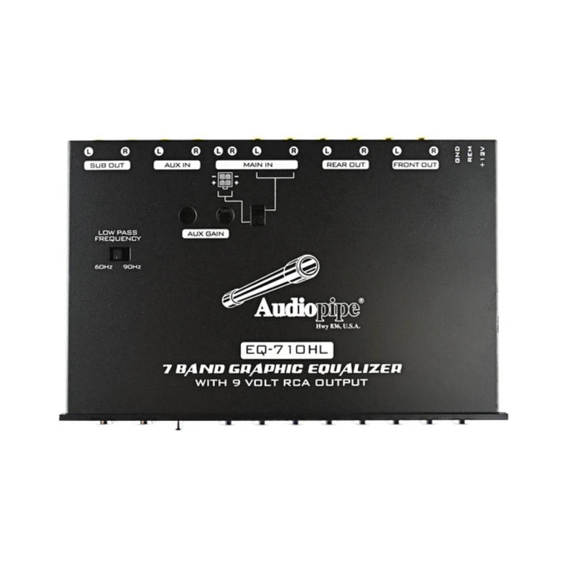 AUDIOPIPE EQ710HL 7 Band Graphic Equalizer