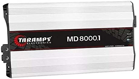 Taramp's MD 8000.1 2 Ohms 8000 Watts Class D Full Range Mono Amplifier