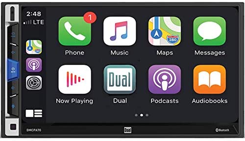 Dual DMCPA70 7" Multimedia Receiver With Apple CarPlay And Android Auto