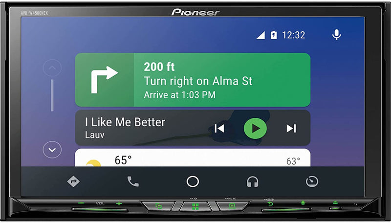 Pioneer AVH-4500NEX Double Din Wireless Mirroring Android Auto