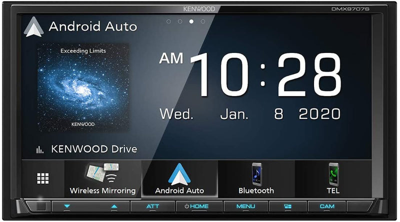 Kenwood DMX9707S 6.95" Resistive Touchscreen Digital multimedia receiver with Bluetooth