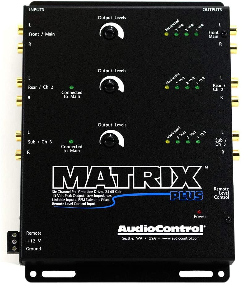 AUDIOCONTROL MATRIXPLUS 6-Channel Line Driver