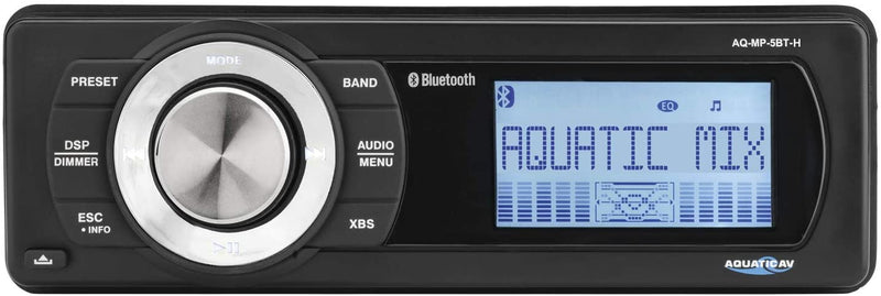 Aquatic AV AQ-MP-5BT-H Harley-Davidson Bluetooth Replacement Stereo Fits 98-2013