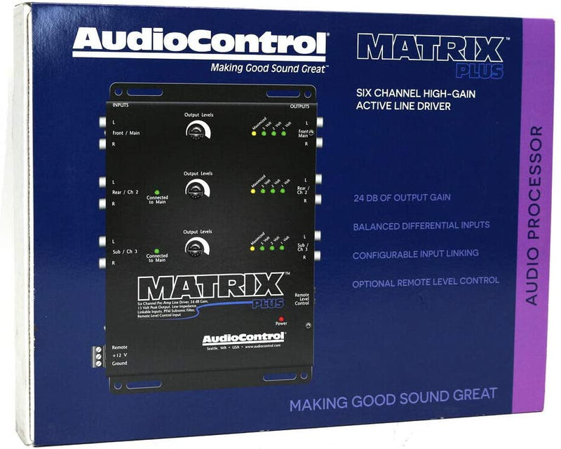 AUDIOCONTROL MATRIXPLUS 6-Channel Line Driver