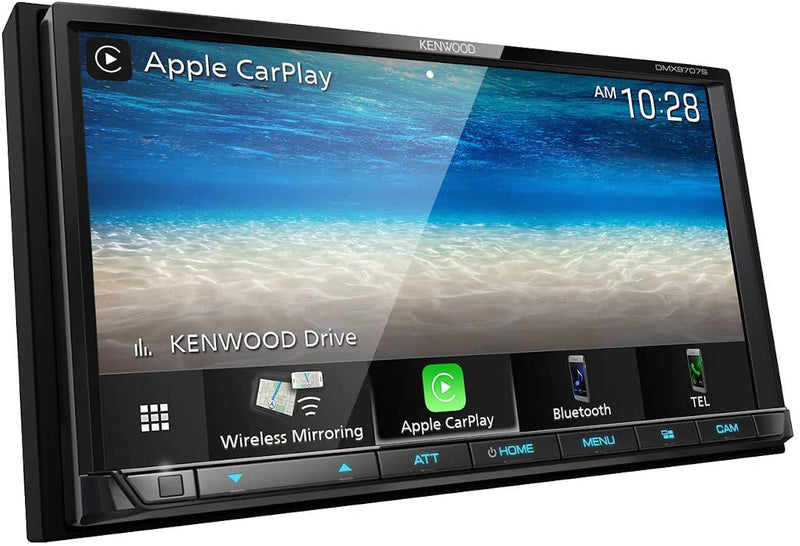 Kenwood DMX9707S 6.95" Resistive Touchscreen Digital multimedia receiver with Bluetooth