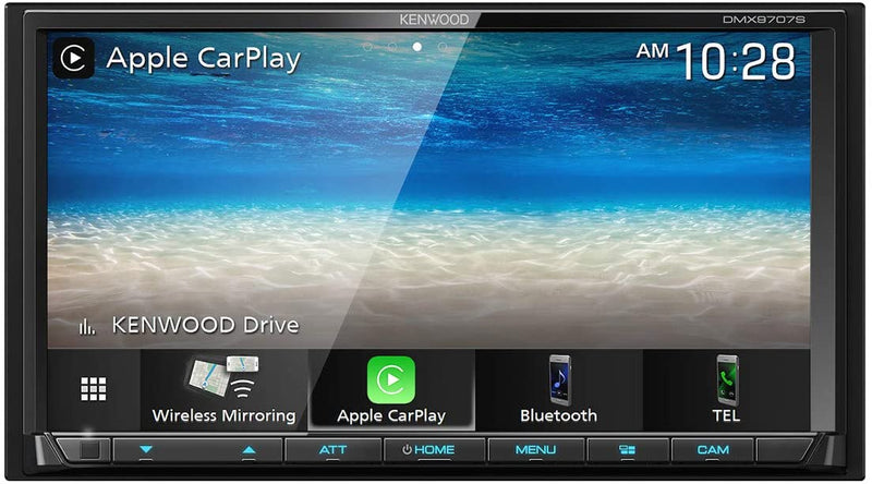 Kenwood DMX9707S 6.95" Resistive Touchscreen Digital multimedia receiver with Bluetooth