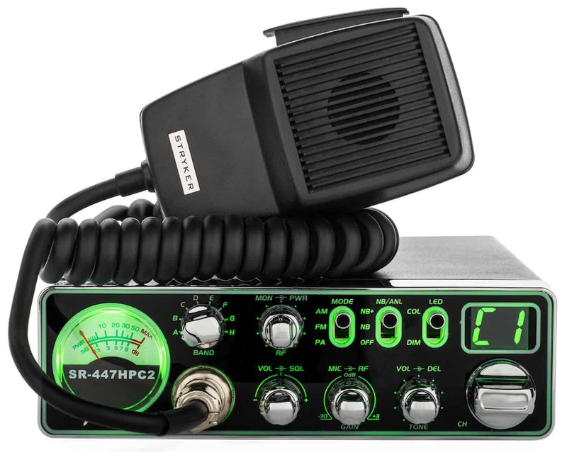 Stryker SR-447HPC2 Compact 10 Meter Radio With Multi-Color