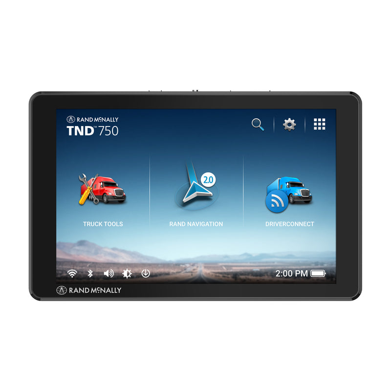 Rand McNally TND 750 Truck GPS with Rand Navigation 2.0