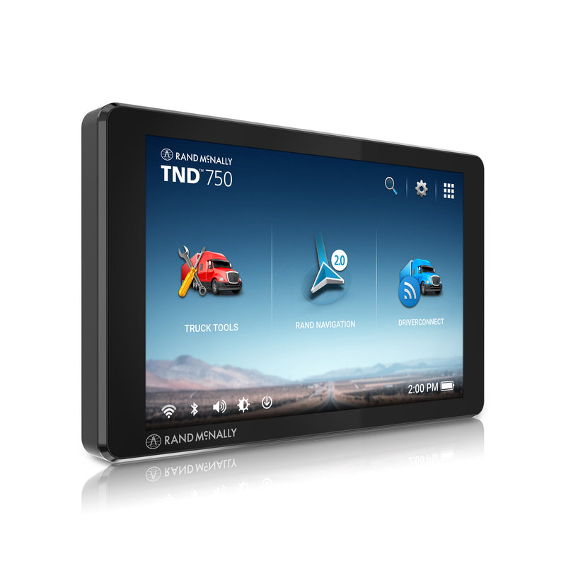 Rand McNally TND 750 Truck GPS with Rand Navigation 2.0