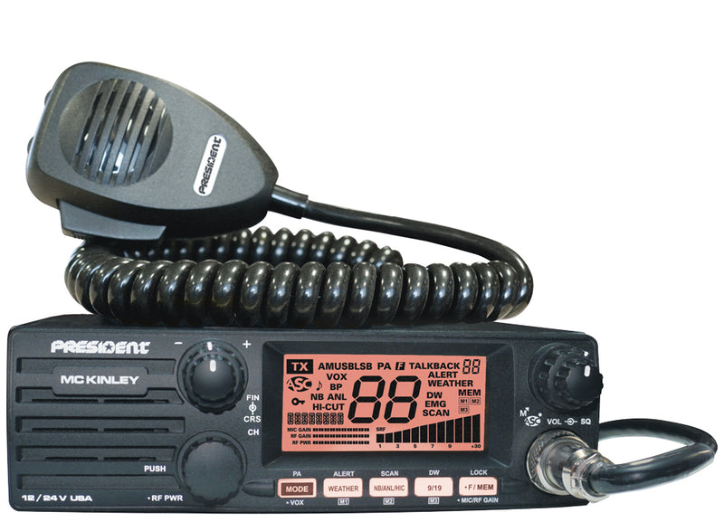 President MCKINLEY USA SSB 12/24V CB Radio