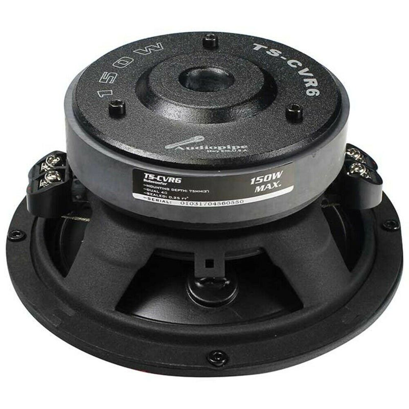 AUDIOPIPE TS-CVR6 Subwoofer - Dual 4 ohm voice coils